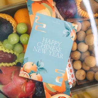 cny fruit gift box with cookies