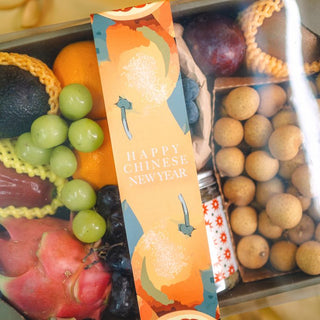 cny fruit gift box with cookies