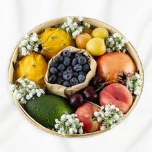 Load image into Gallery viewer, Elegant Bloom Fruit Gift Basket (Classic)
