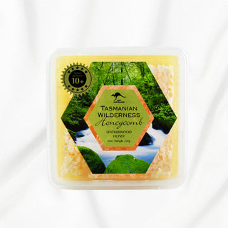 Tasmanian Leatherwood Honeycomb TA 10+ (350g)