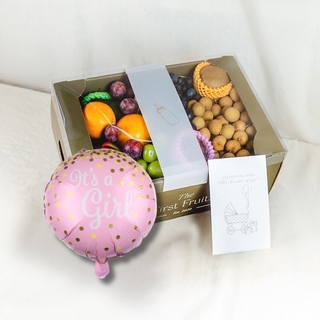 It's A Girl! Fruit Box Gift Set