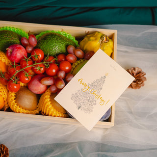 VIP Luxury Christmas Treats and Fruit Basket