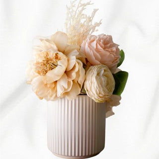 Everlasting Bloom Vase, Coral